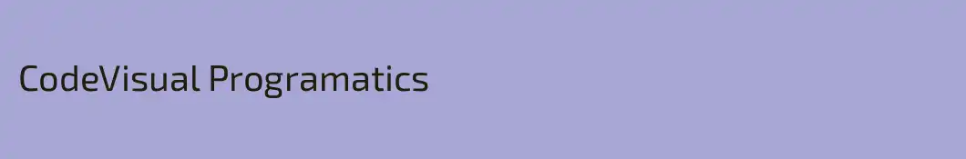 CodeVisual Programatics